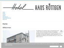 Tablet Screenshot of hotel-roettgen.de
